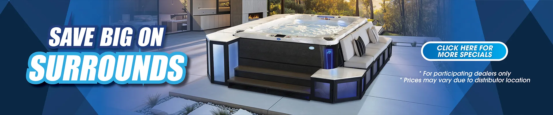 Calspas hot tub being used in a family setting - Fortaleza