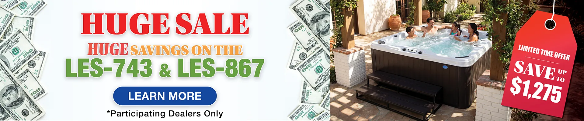 Calspas hot tub being used in a family setting - Fortaleza